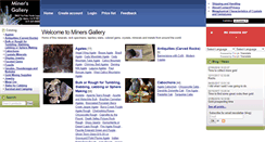 Desktop Screenshot of minersgallery.com
